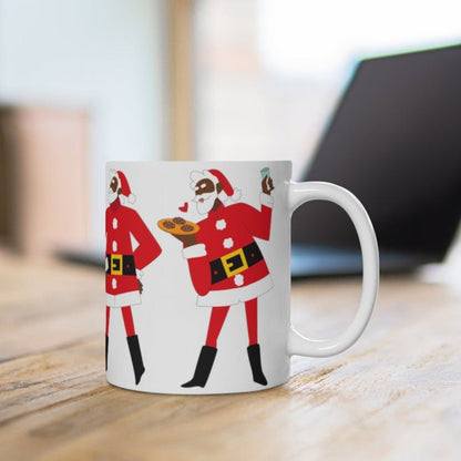 Black Santa Mug - The Trini Gee