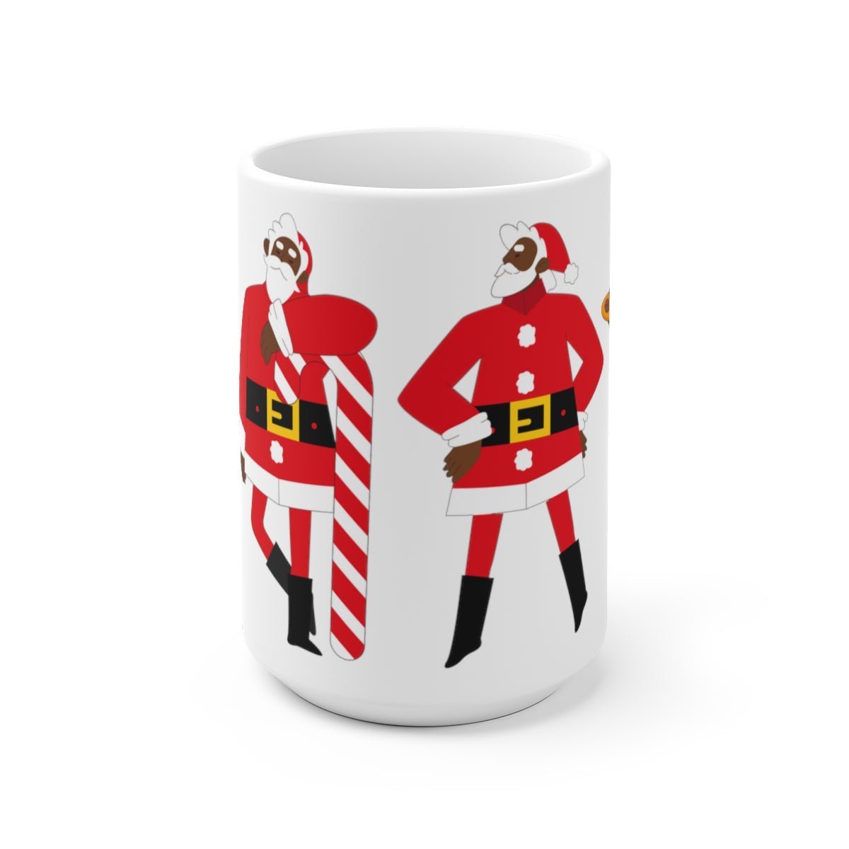 Black Santa Mug - The Trini Gee