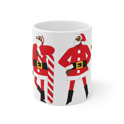 Black Santa Mug - The Trini Gee