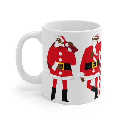 Black Santa Mug - The Trini Gee
