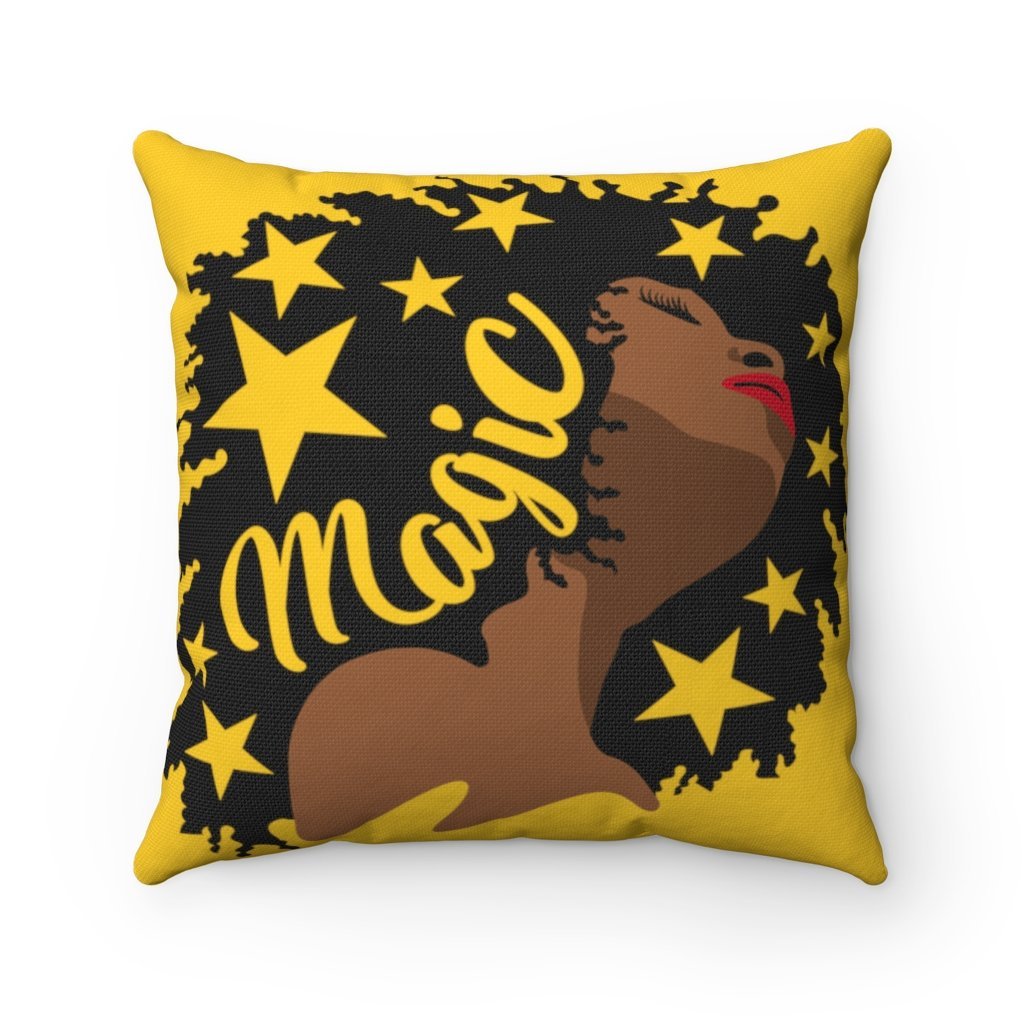 Black Woman Magic Pillow - The Trini Gee