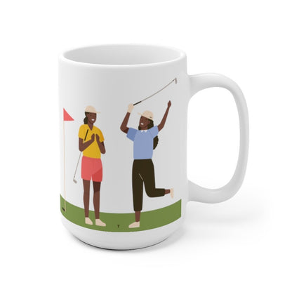 Black Women Golf Mug - The Trini Gee