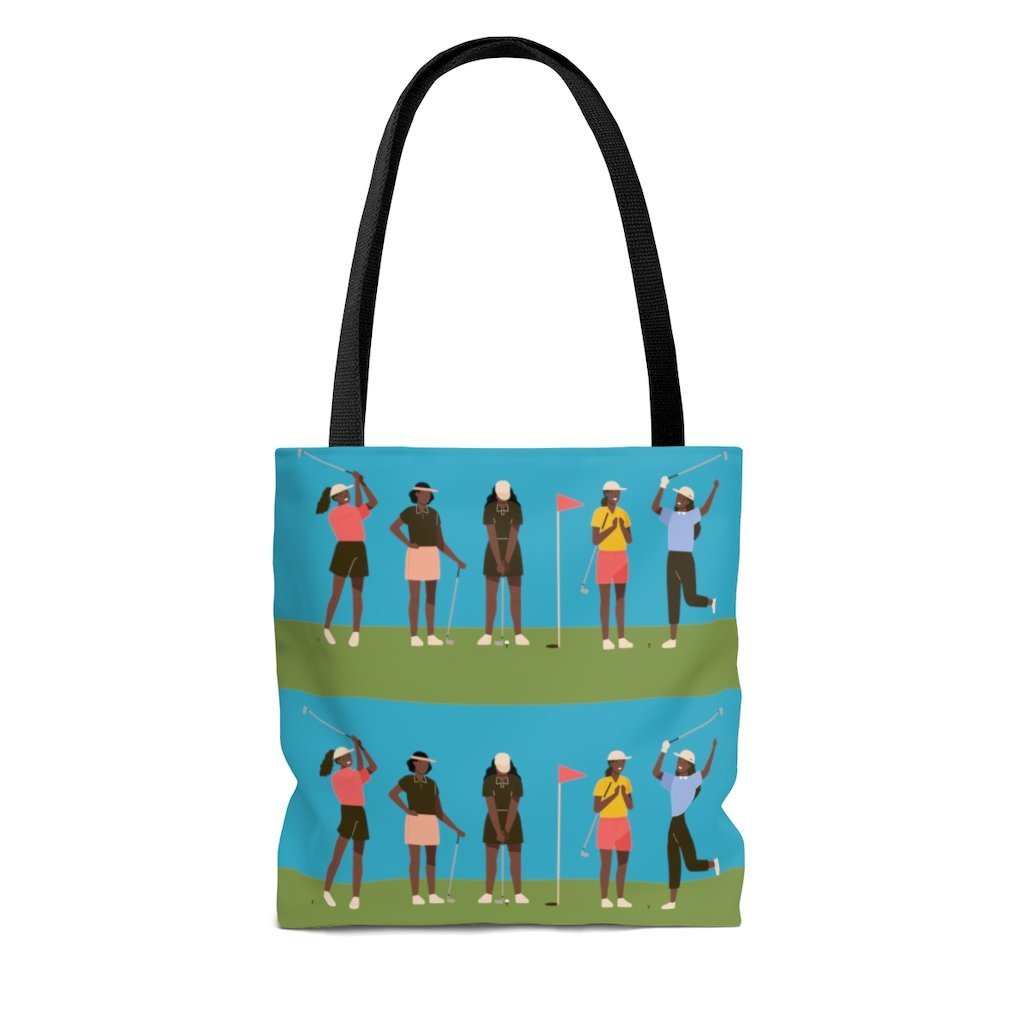 Black Women Golf Tote Bag - The Trini Gee