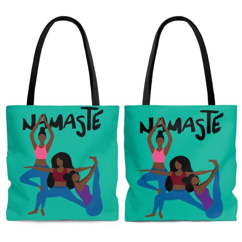 Black Women Namaste Yoga Tote Bag – The Trini Gee