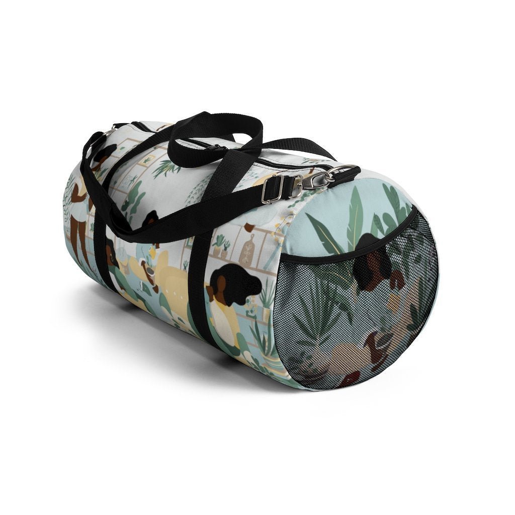 Black Women Plant Duffel Bag-The Trini Gee