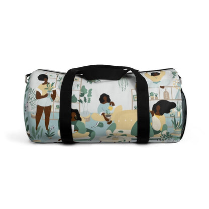 Black Women Plant Duffel Bag-The Trini Gee