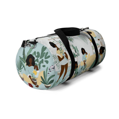 Black Women Plant Duffel Bag-The Trini Gee