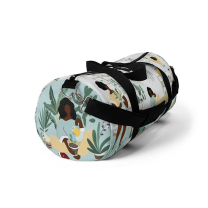 Black Women Plant Duffel Bag-The Trini Gee