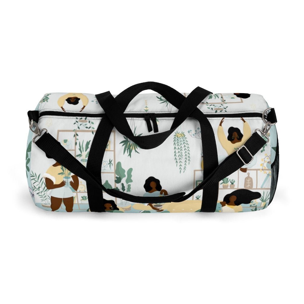 Black Women Plant Duffel Bag-The Trini Gee