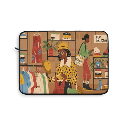 Black Women Shop Laptop Sleeve