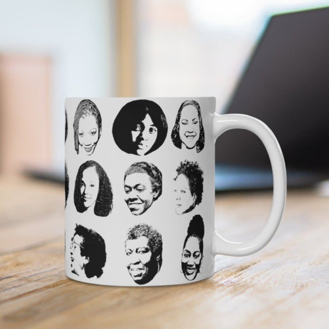 Black Women Writers Mug - Afrocentric Art by The Trini Gee