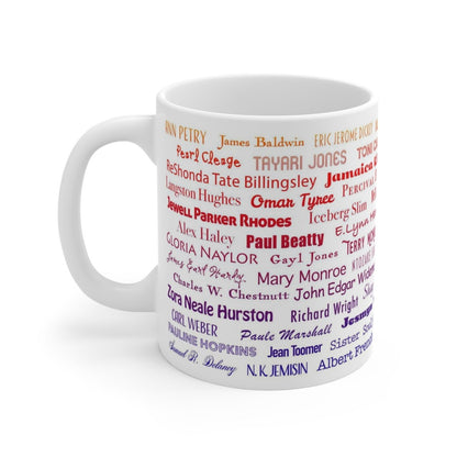 Black Writers Mug - Afrocentric Art by The Trini Gee