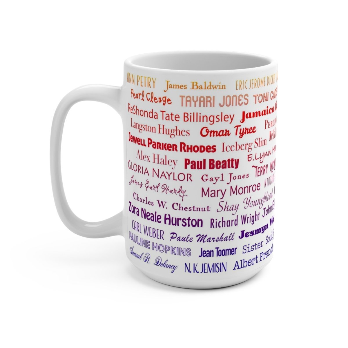 Black Writers Mug - Afrocentric Art by The Trini Gee