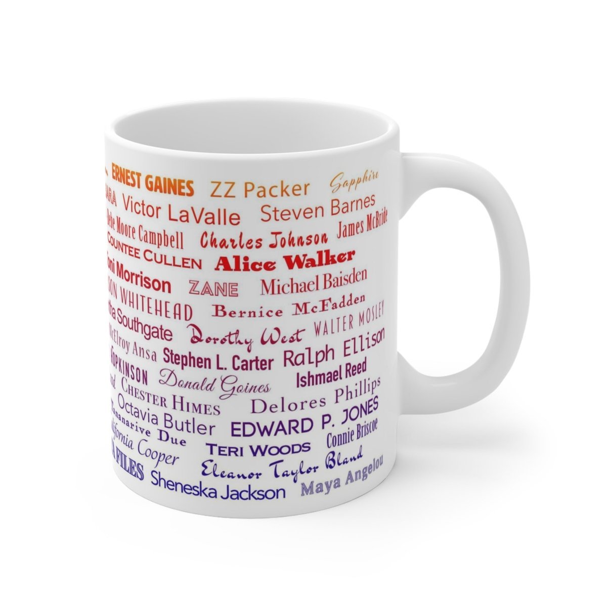 Black Writers Mug - Afrocentric Art by The Trini Gee