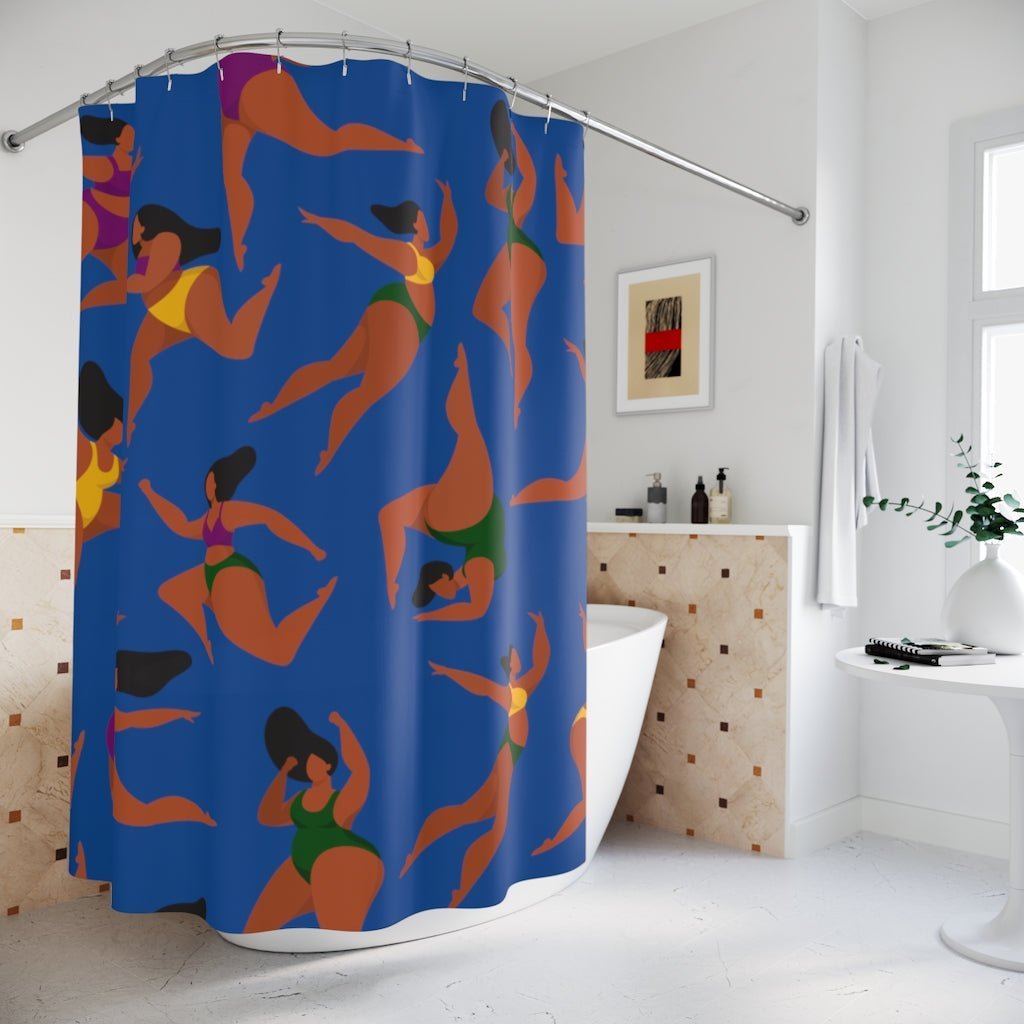 Body Positive Shower Curtain-The Trini Gee