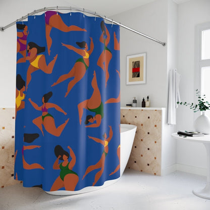 Body Positive Shower Curtain-The Trini Gee