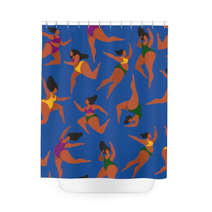 Body Positive Shower Curtain-The Trini Gee