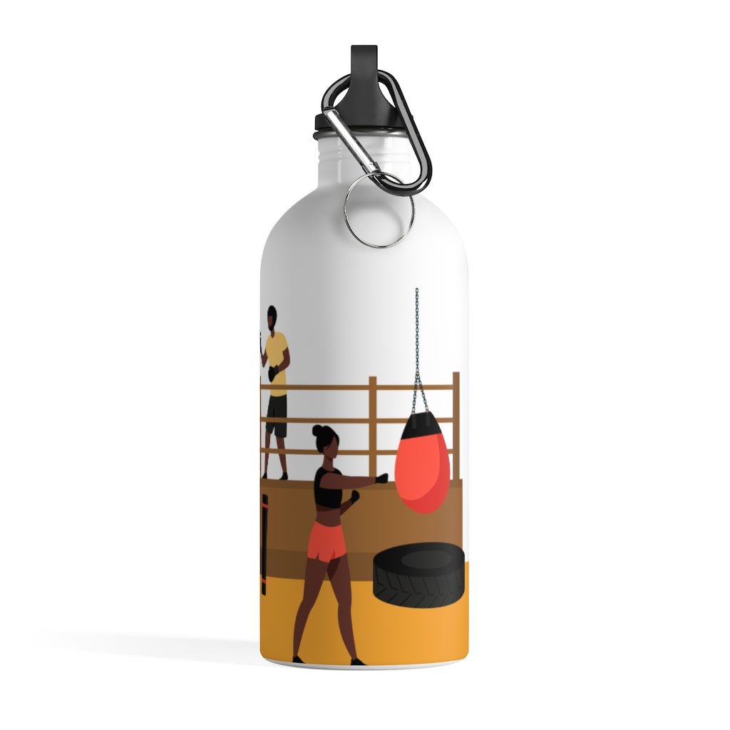 Boxing Gym Water Bottle-The Trini Gee