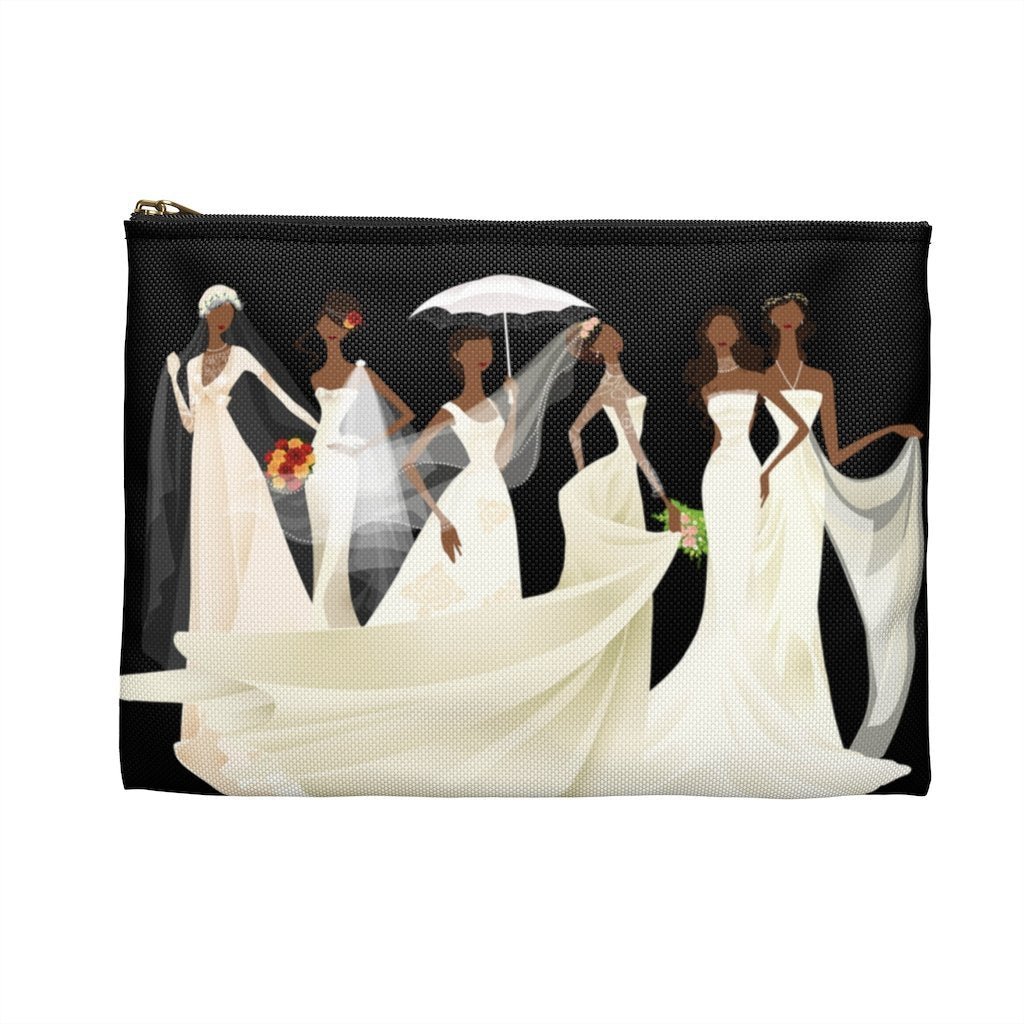 Black Brides Accessory Pouch-The Trini Gee