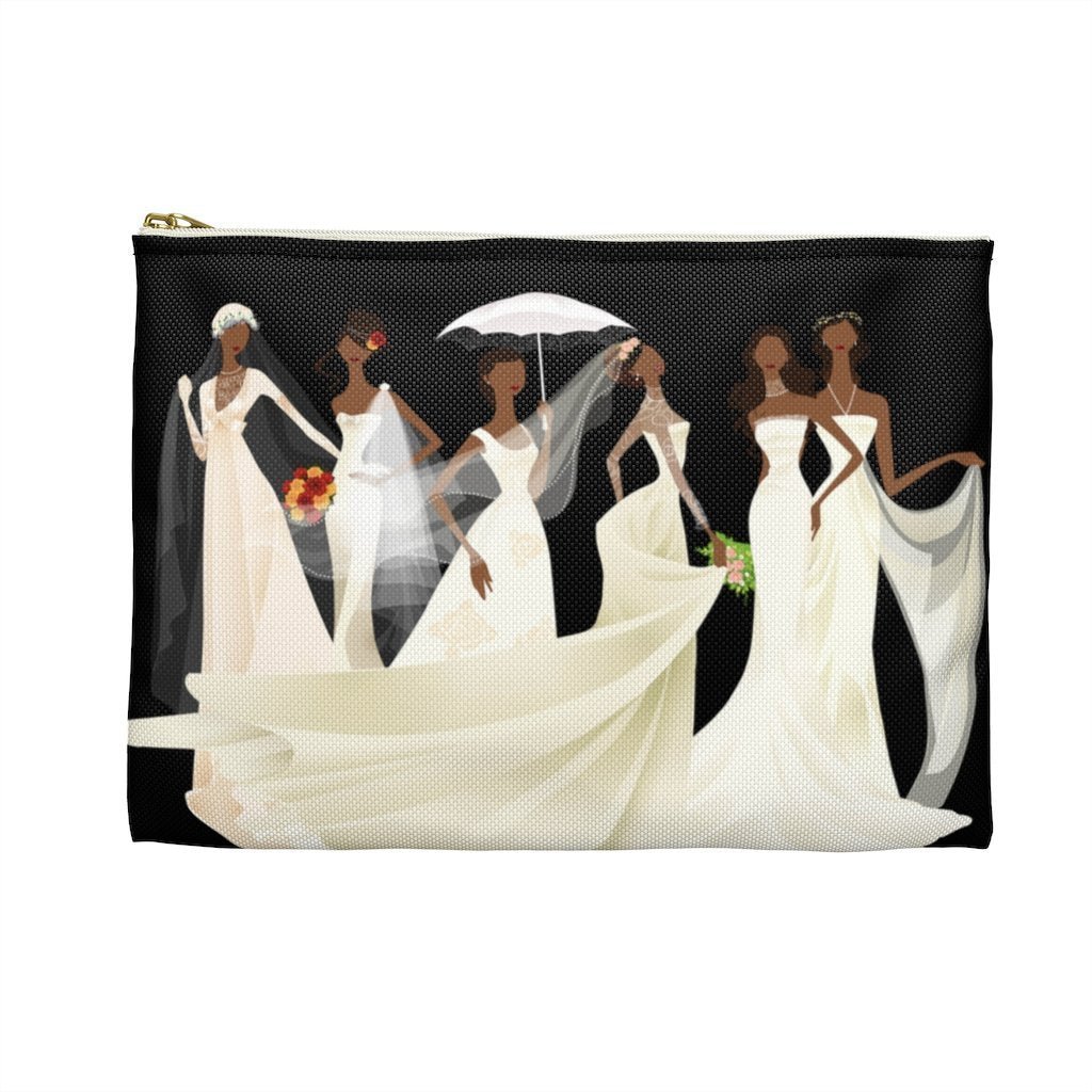 Black Brides Accessory Pouch-The Trini Gee