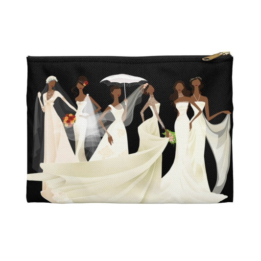 Black Brides Accessory Pouch-The Trini Gee