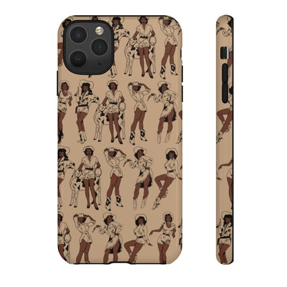 Brown Cowgirls Phone Case