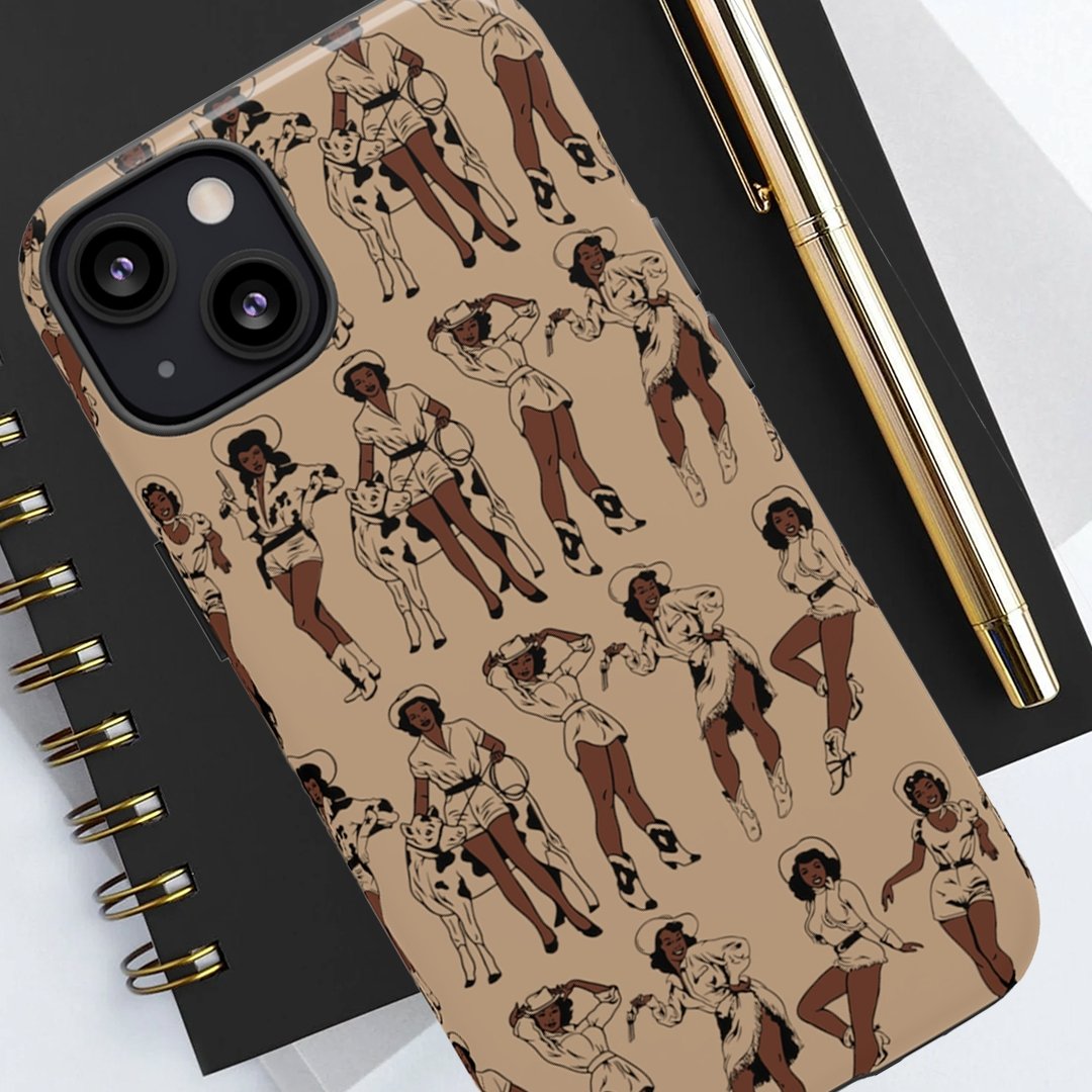Brown Cowgirls Phone Case