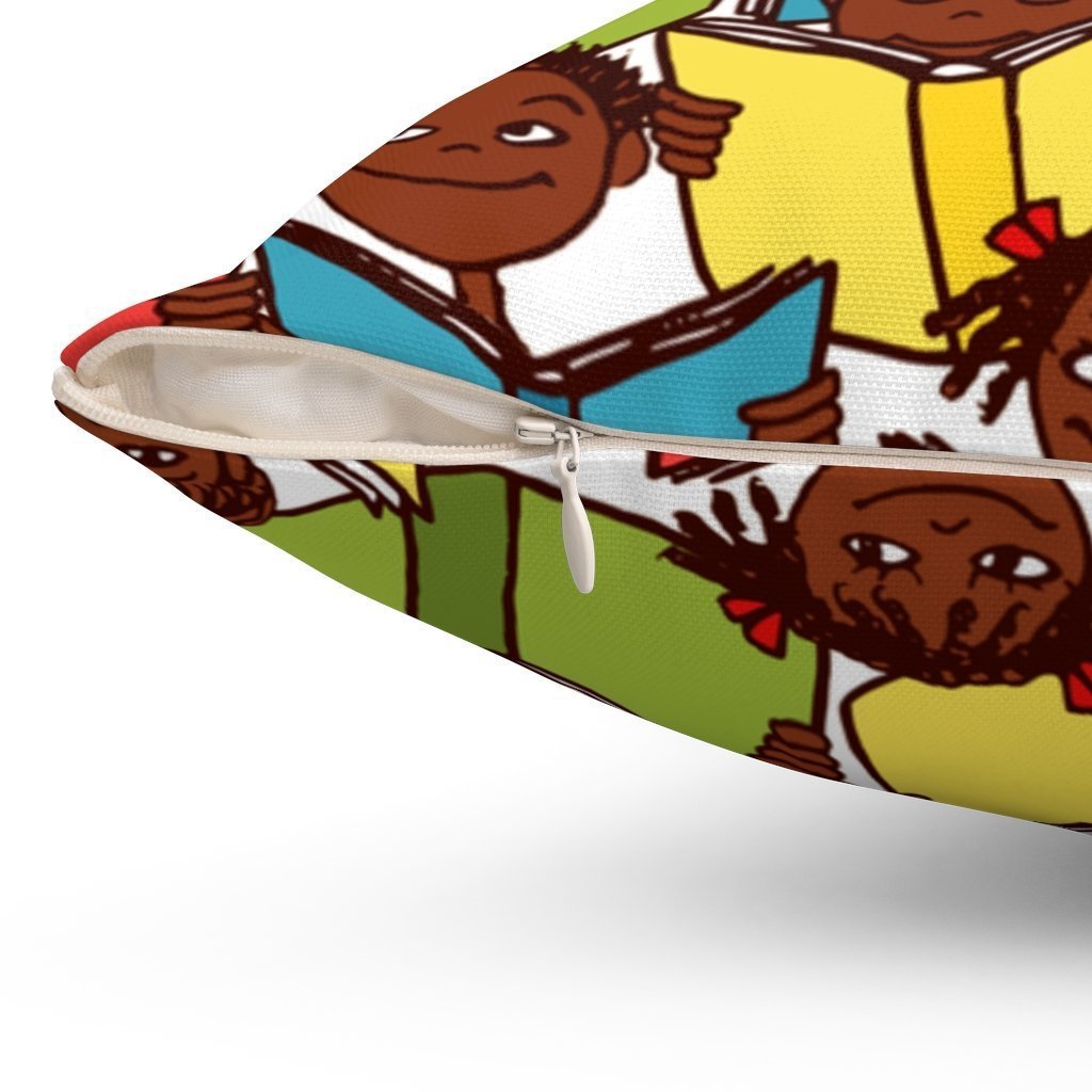 Brown Kids Read Pillow-The Trini Gee