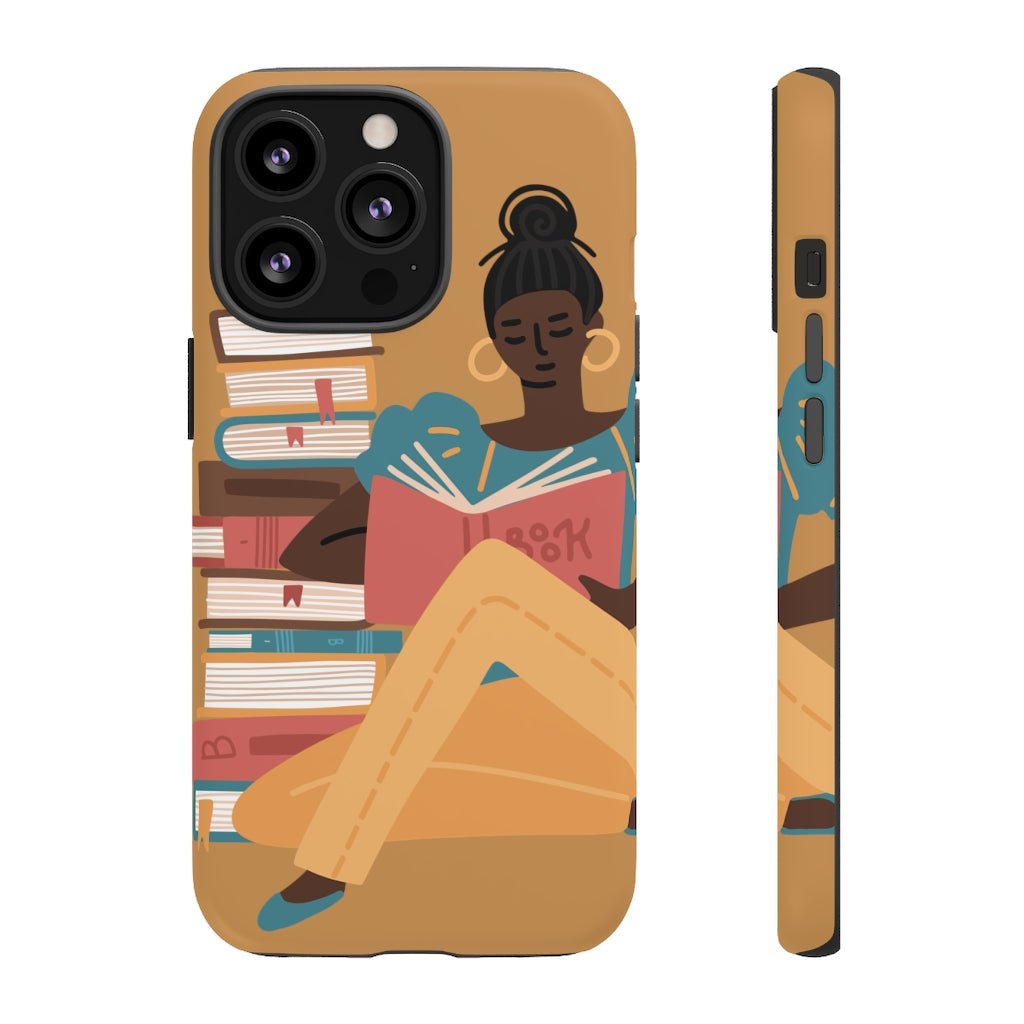 Brown Reader Phone Case-The Trini Gee