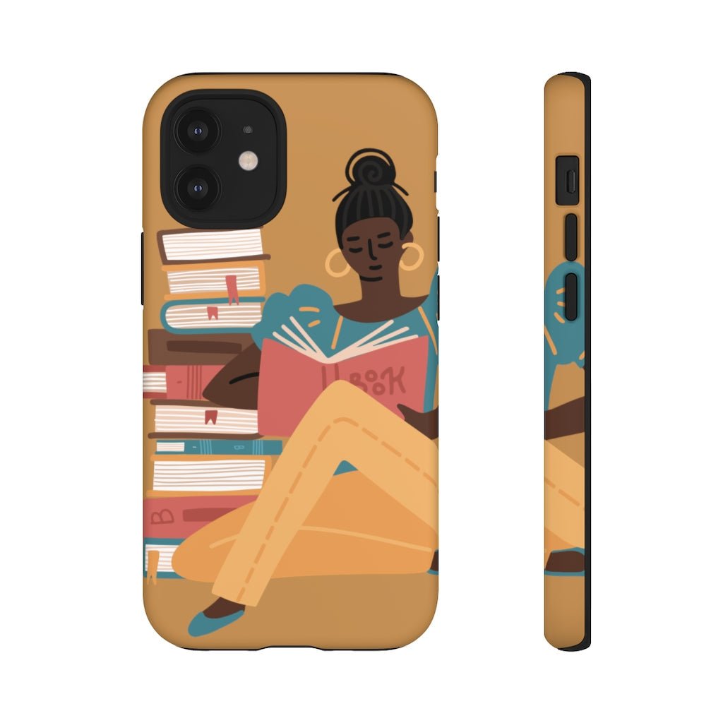 Brown Reader Phone Case-The Trini Gee
