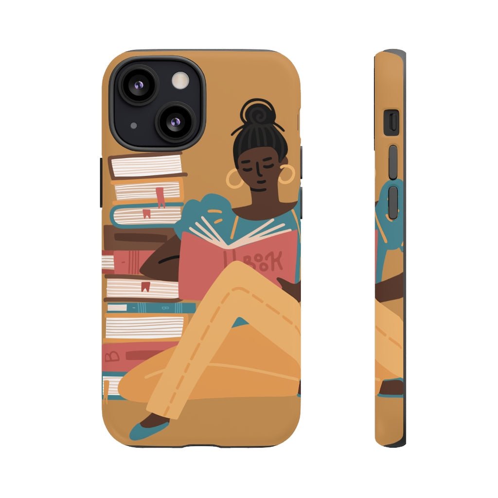 Brown Reader Phone Case-The Trini Gee