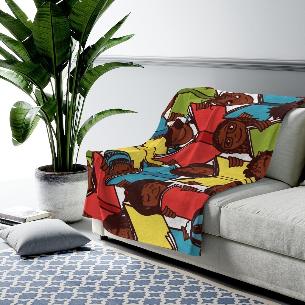 Brown Readers Blanket-The Trini Gee