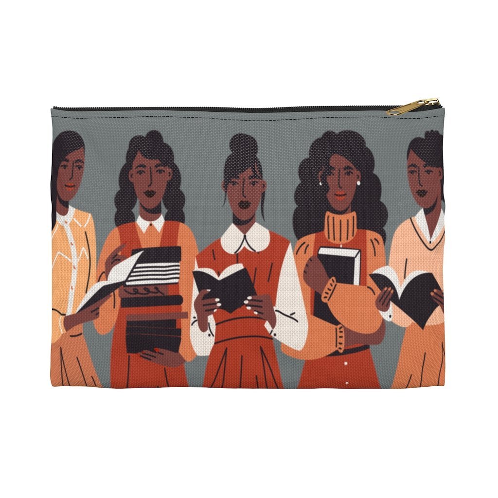Brown Readers Pouch-The Trini Gee