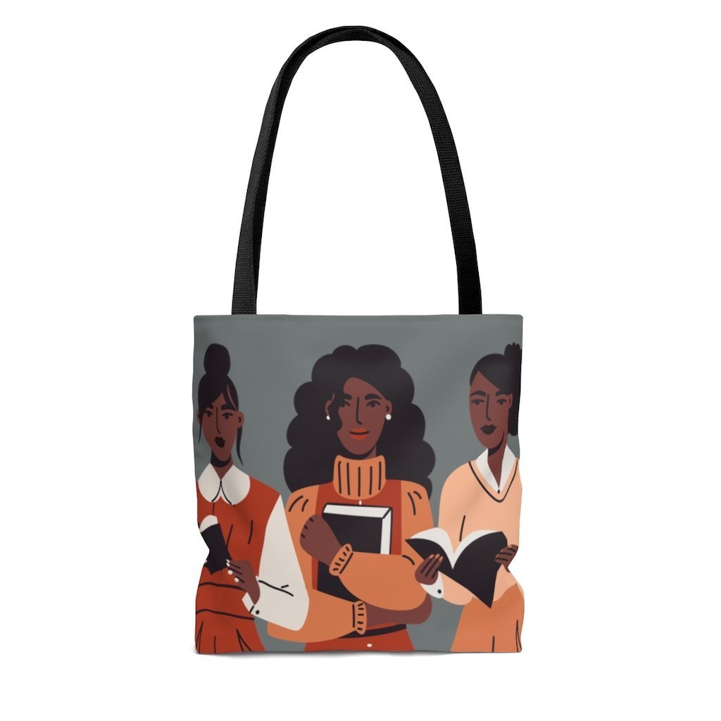 Brown Readers Tote Bag-The Trini Gee