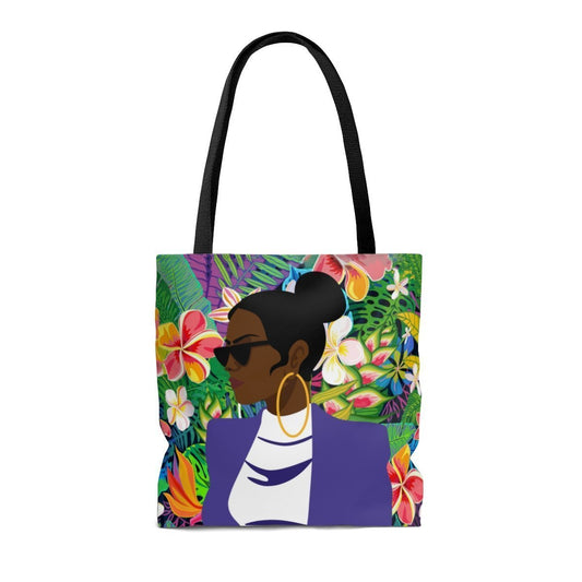 Bun Floral Tote Bag-The Trini Gee