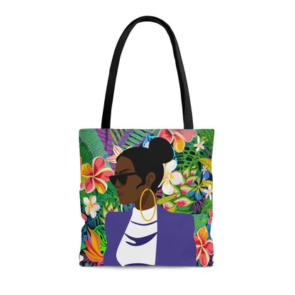 Bun Floral Tote Bag-The Trini Gee