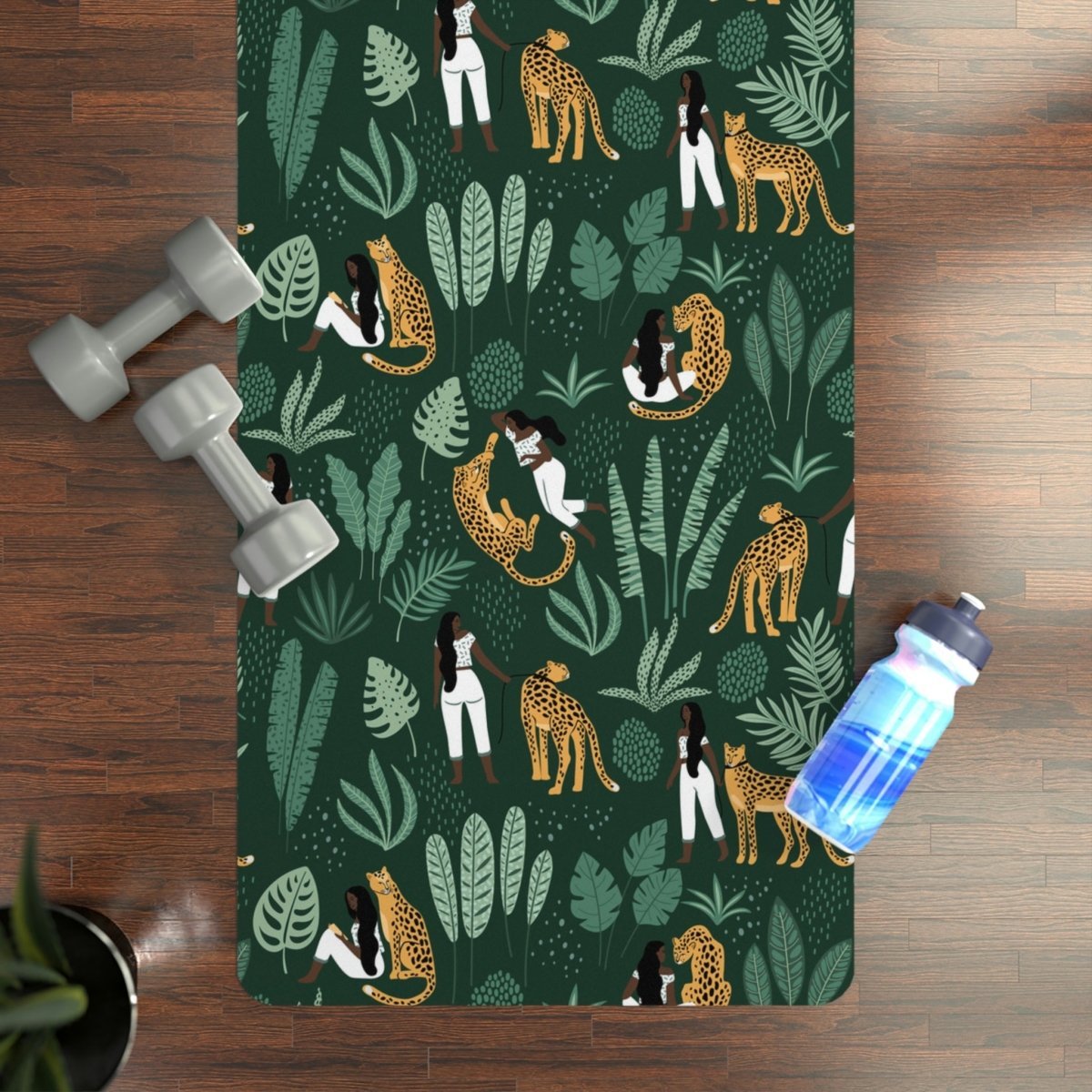 Cheetah Girl Yoga Mat - The Trini Gee