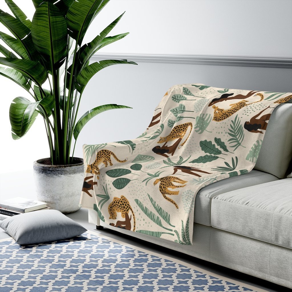Cheetah Woman Blanket - The Trini Gee