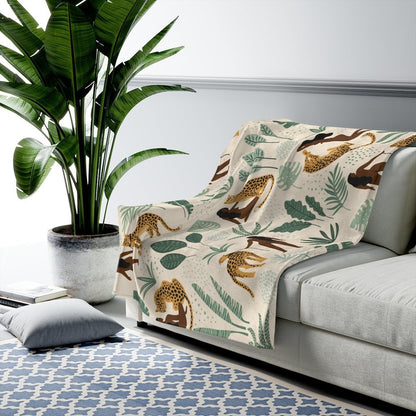 Cheetah Woman Blanket - The Trini Gee