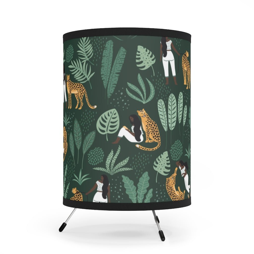 Cheetah Woman Lamp - The Trini Gee