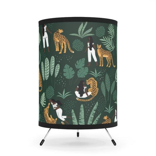 Cheetah Woman Lamp - The Trini Gee