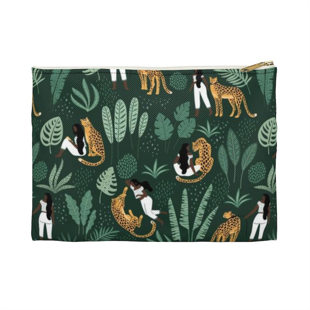 Cheetah Woman Pouch - The Trini Gee