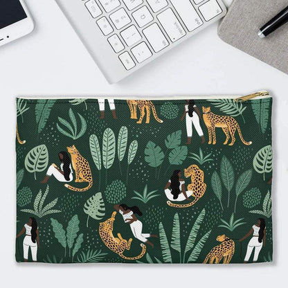 Cheetah Woman Pouch - The Trini Gee
