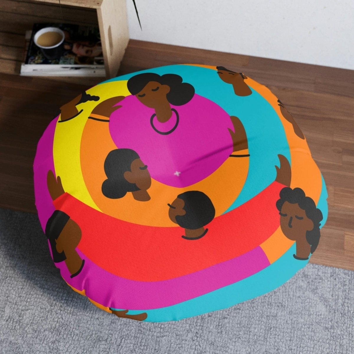 Circle of Women Floor Pillow - The Trini Gee