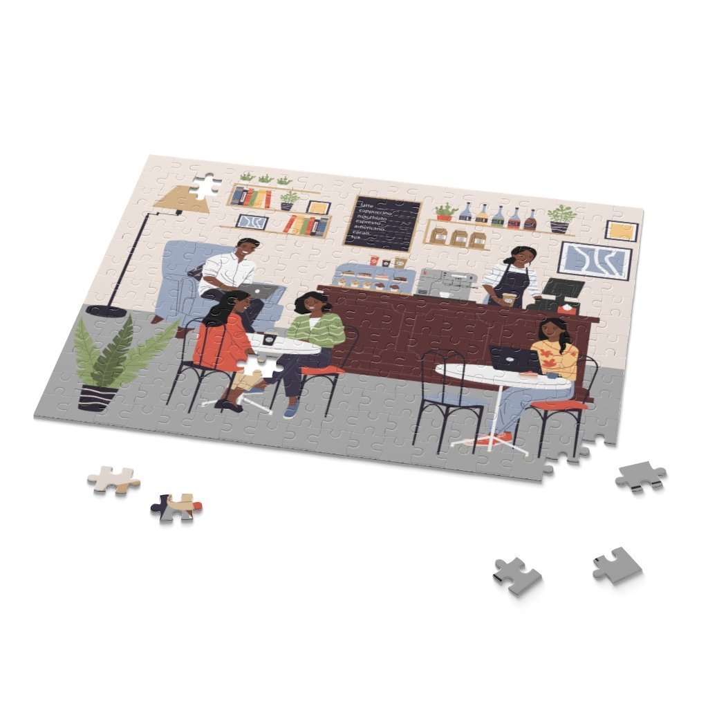 Coffee Shop Puzzle - The Trini Gee