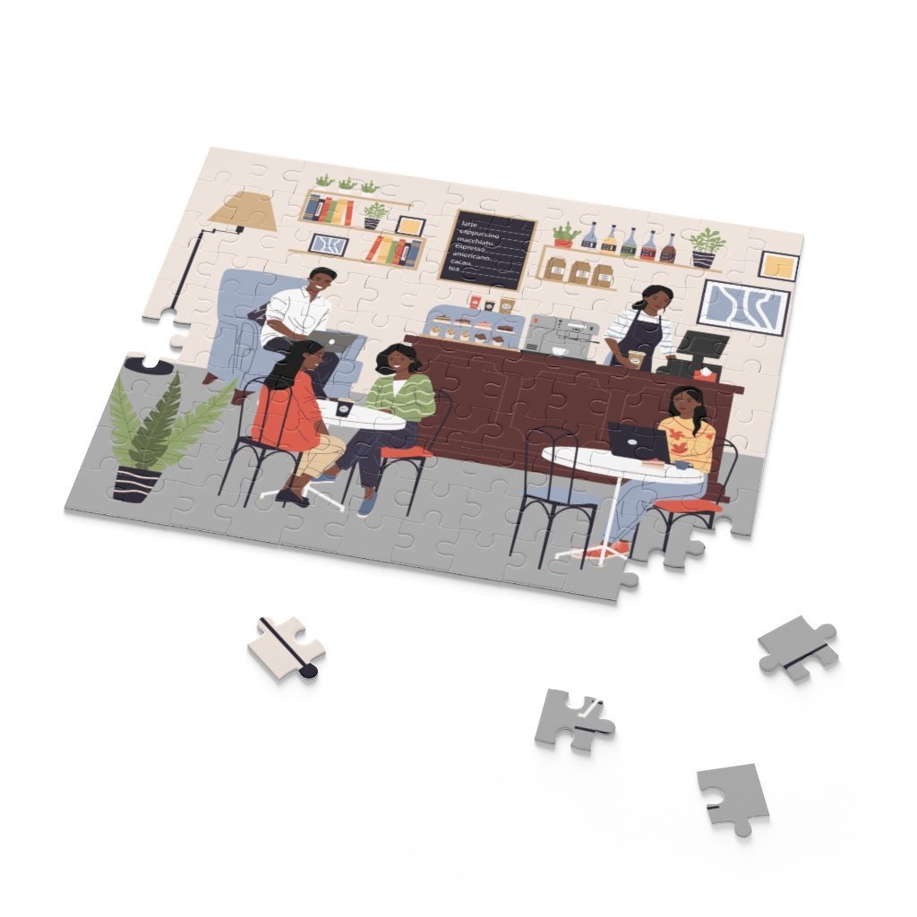 Coffee Shop Puzzle - The Trini Gee