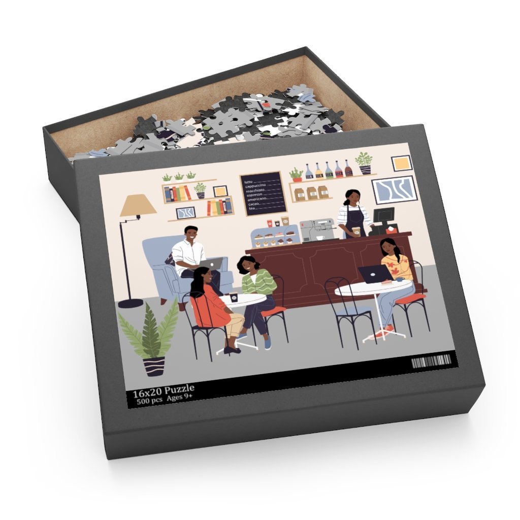 Coffee Shop Puzzle - The Trini Gee