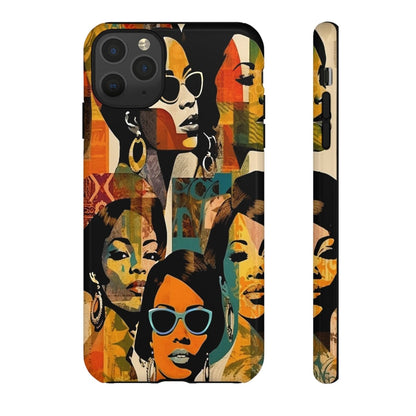 Collage Beauties Phone Case - Afrocentric Art by The Trini Gee