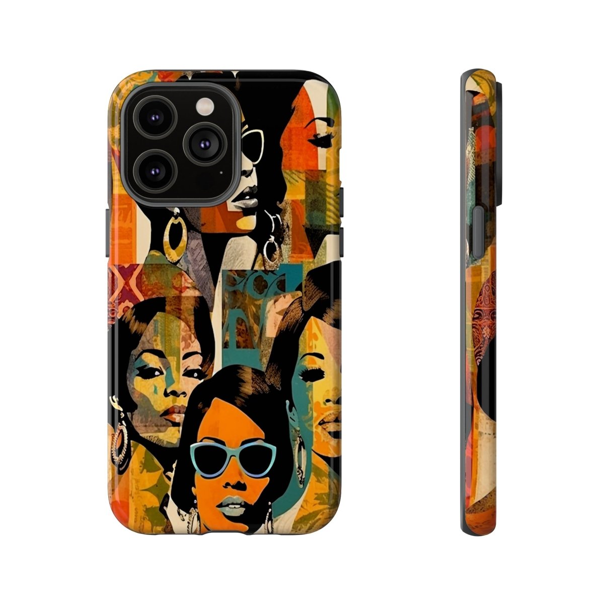 Collage Beauties Phone Case - Afrocentric Art by The Trini Gee