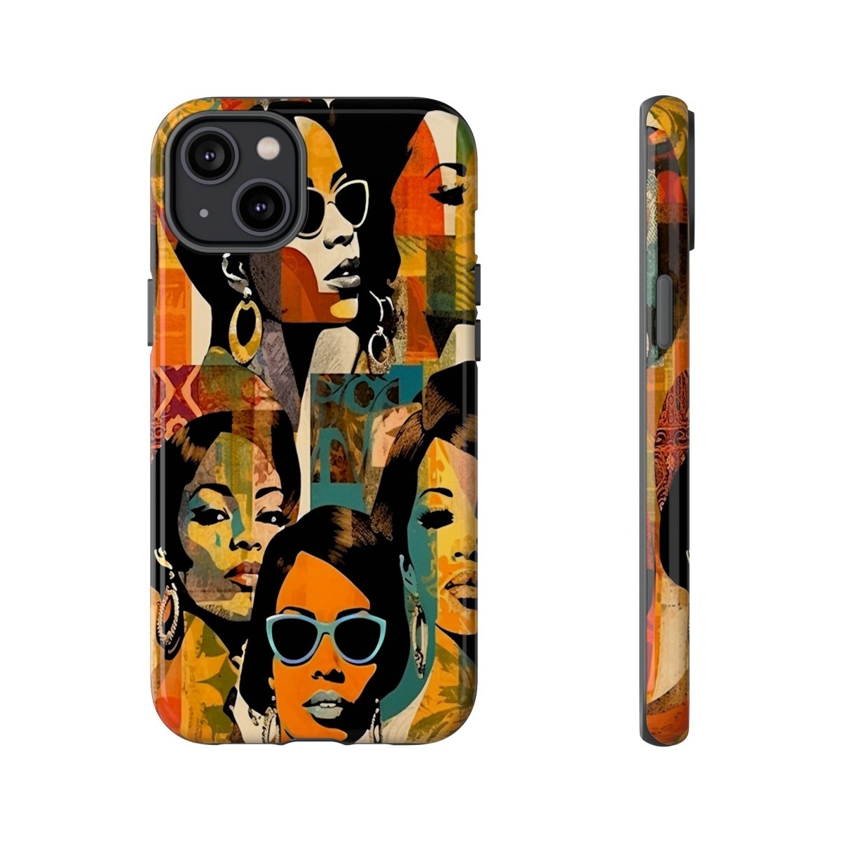 Collage Beauties Phone Case - Afrocentric Art by The Trini Gee